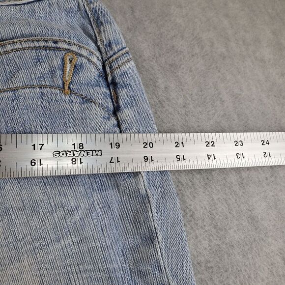 Route 66 Capris Juniors 11/12 Blue Cotton Denim Shorts - Picture 4 of 12